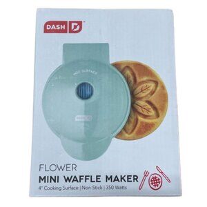 NEW Flower Non-Stick Mini‎ Waffle Maker